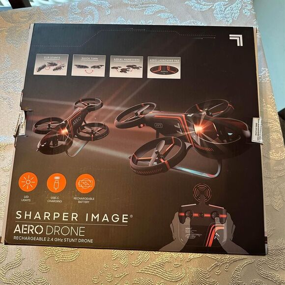 Sharper Image Aero Drone Rechargeable New in box - Picture 5 of 8